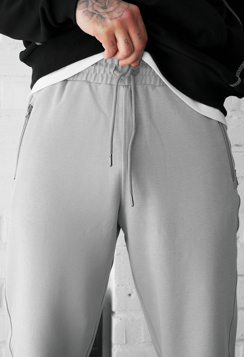 Spodnie dresowe Staff clo light gray