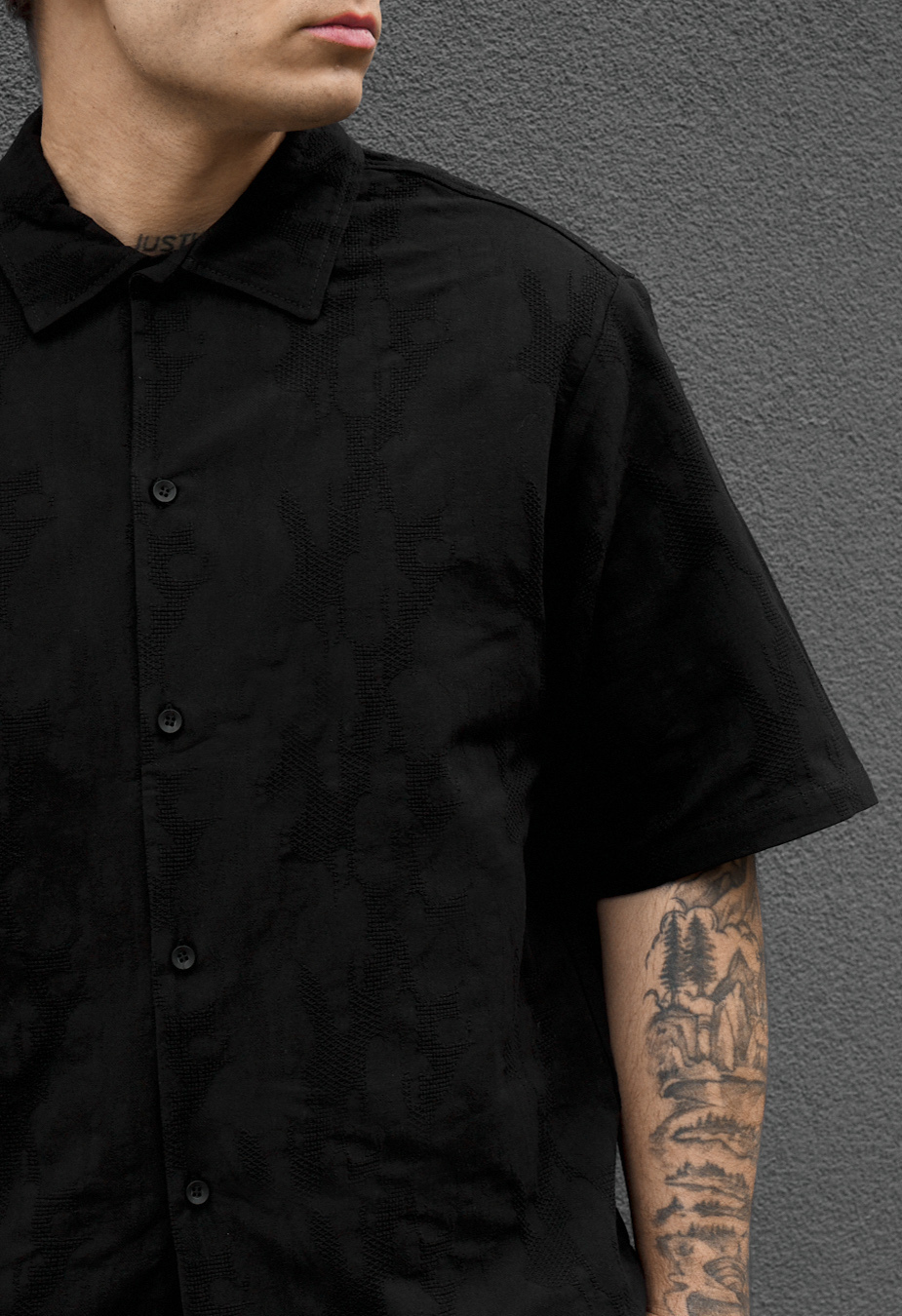 Komplet koszula + spodenki Staff mac black