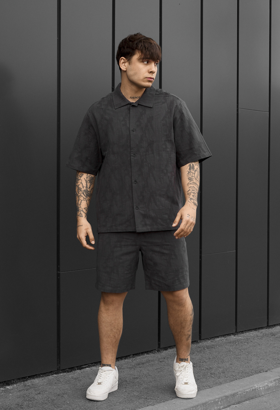 Spodenki Staff mac dark gray