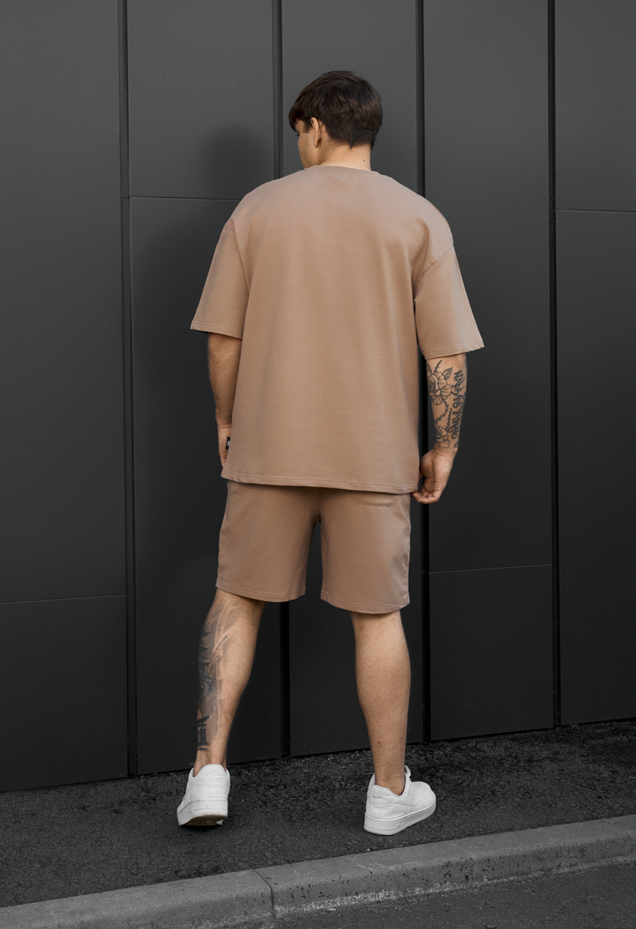 Komplet koszulka + spodenki Staff no brown oversize