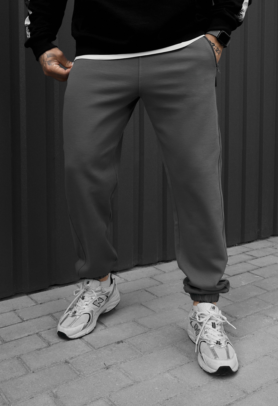 Spodnie dresowe Staff clo gray