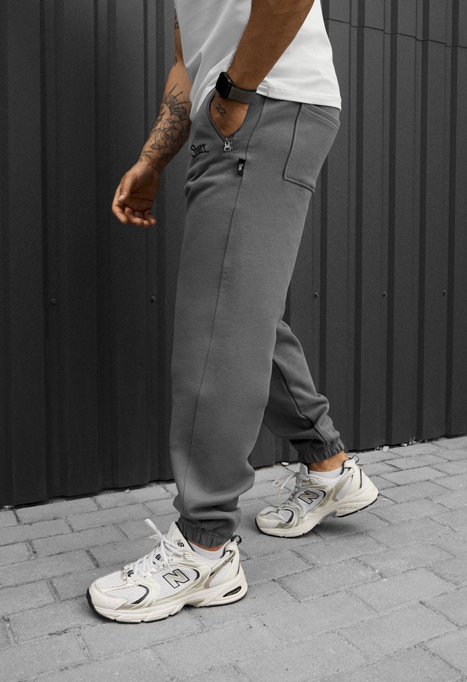 Spodnie dresowe Staff clo gray