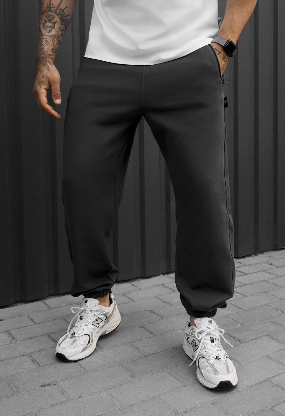 Spodnie dresowe Staff clo gray