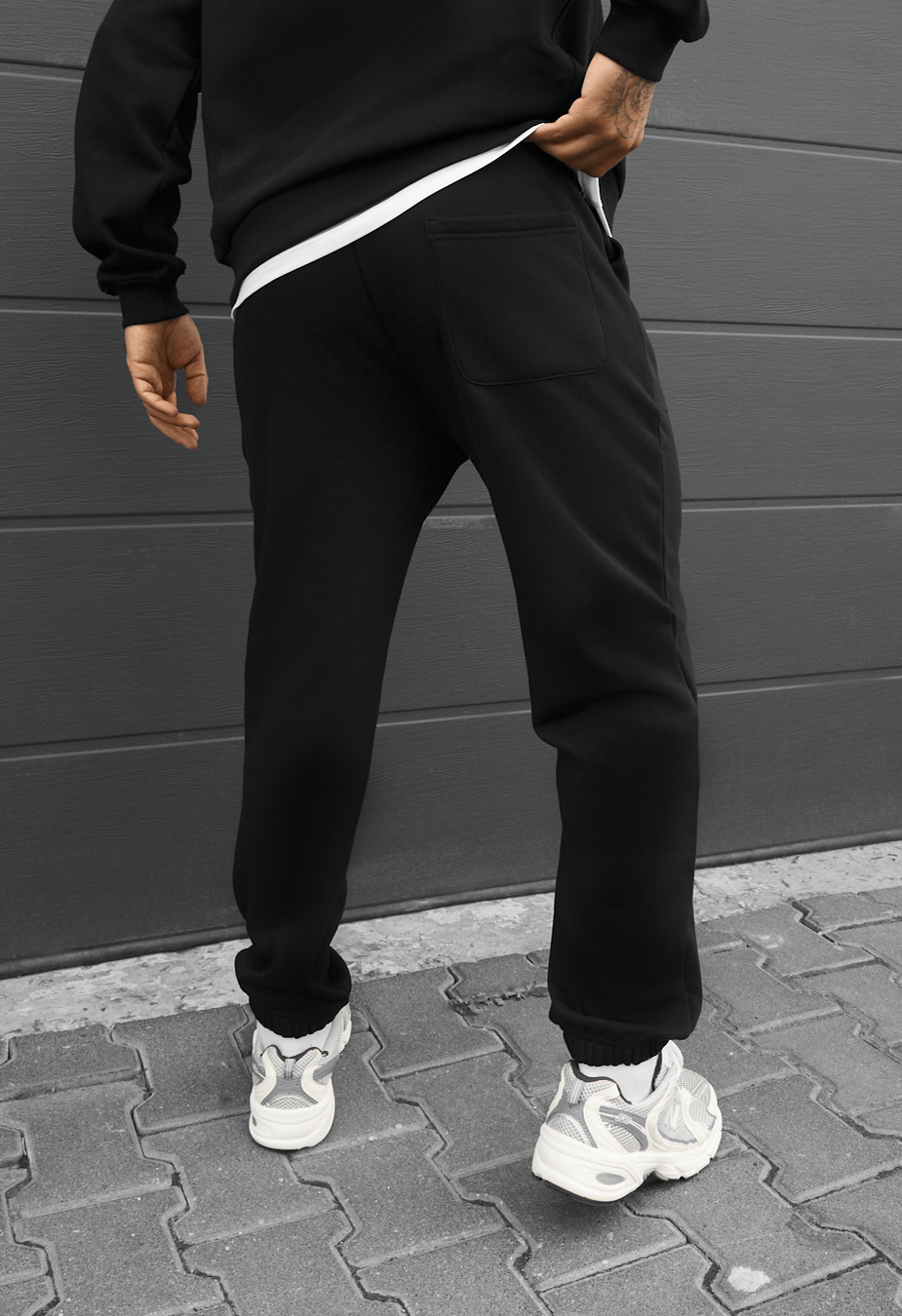 Spodnie dresowe Staff al black fleece