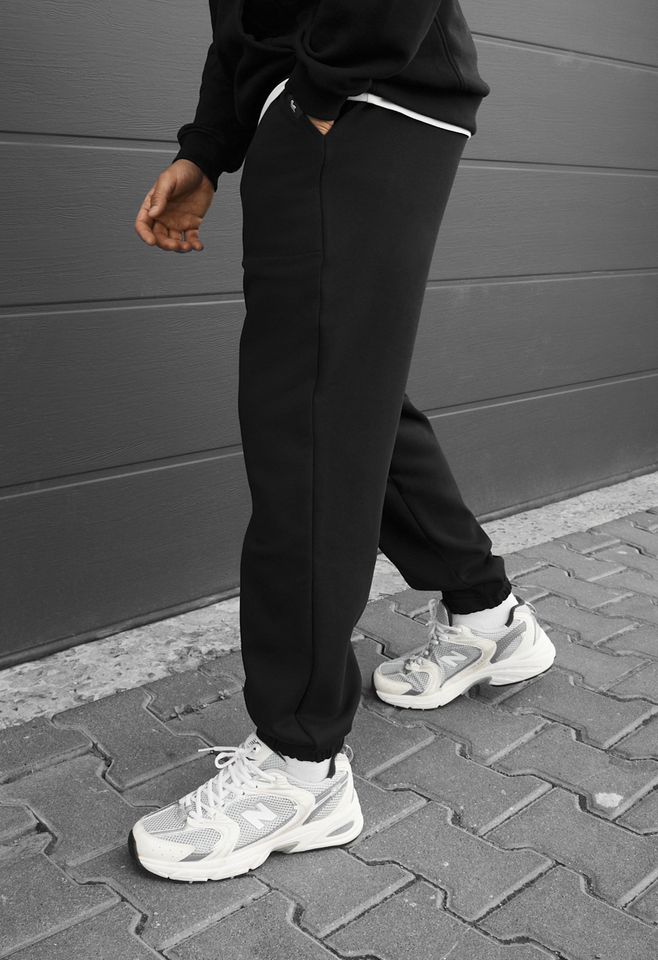 Spodnie dresowe Staff al black fleece