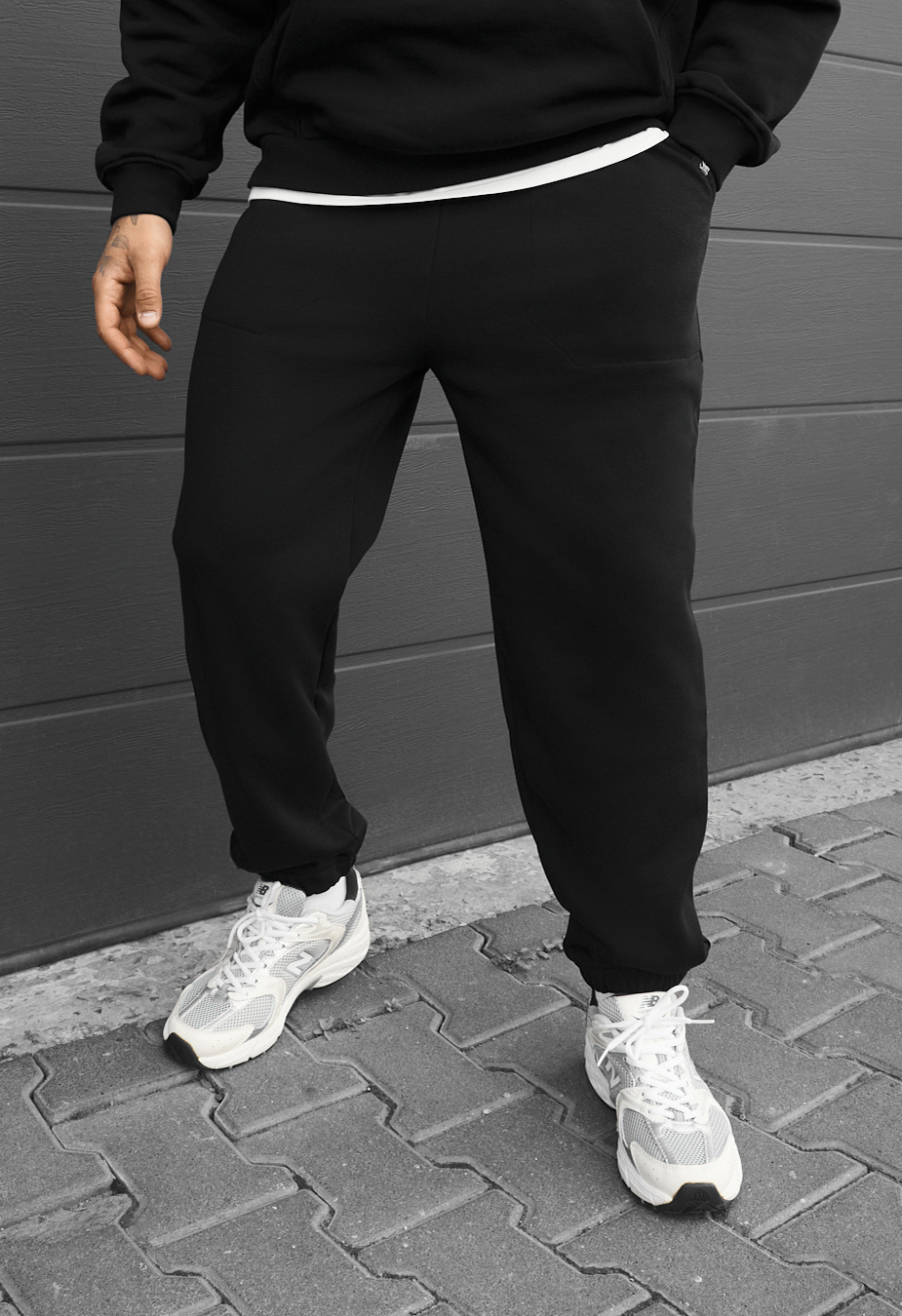 Spodnie dresowe Staff al black fleece