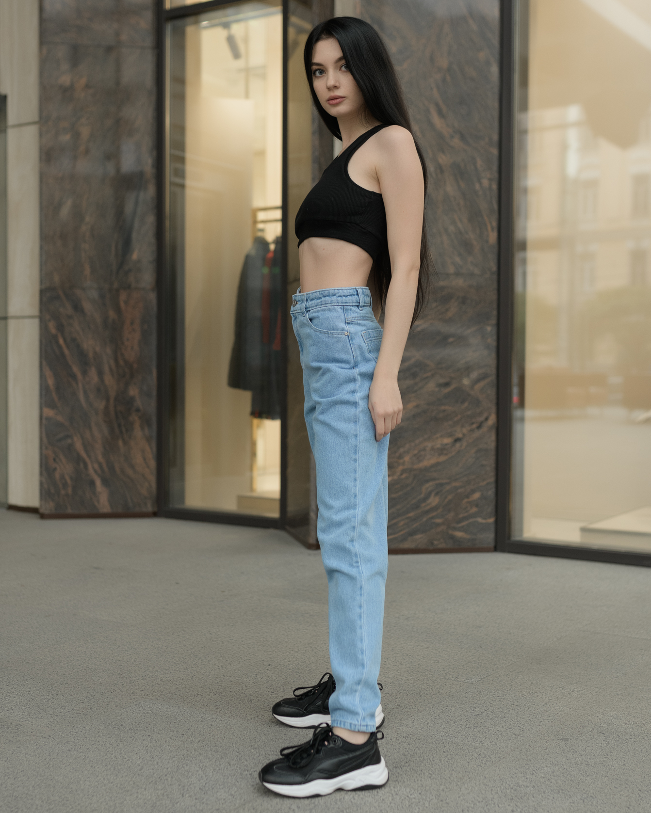 Damskie jeansy Staff ba c1