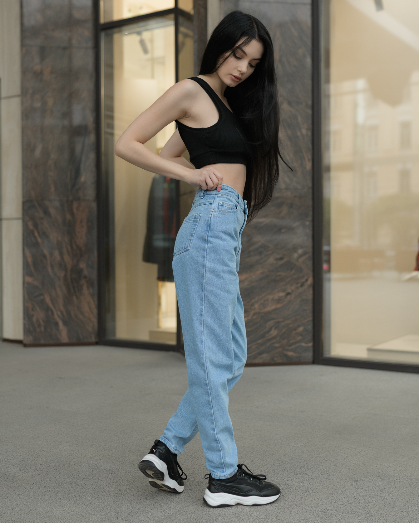 Damskie jeansy Staff ba c1