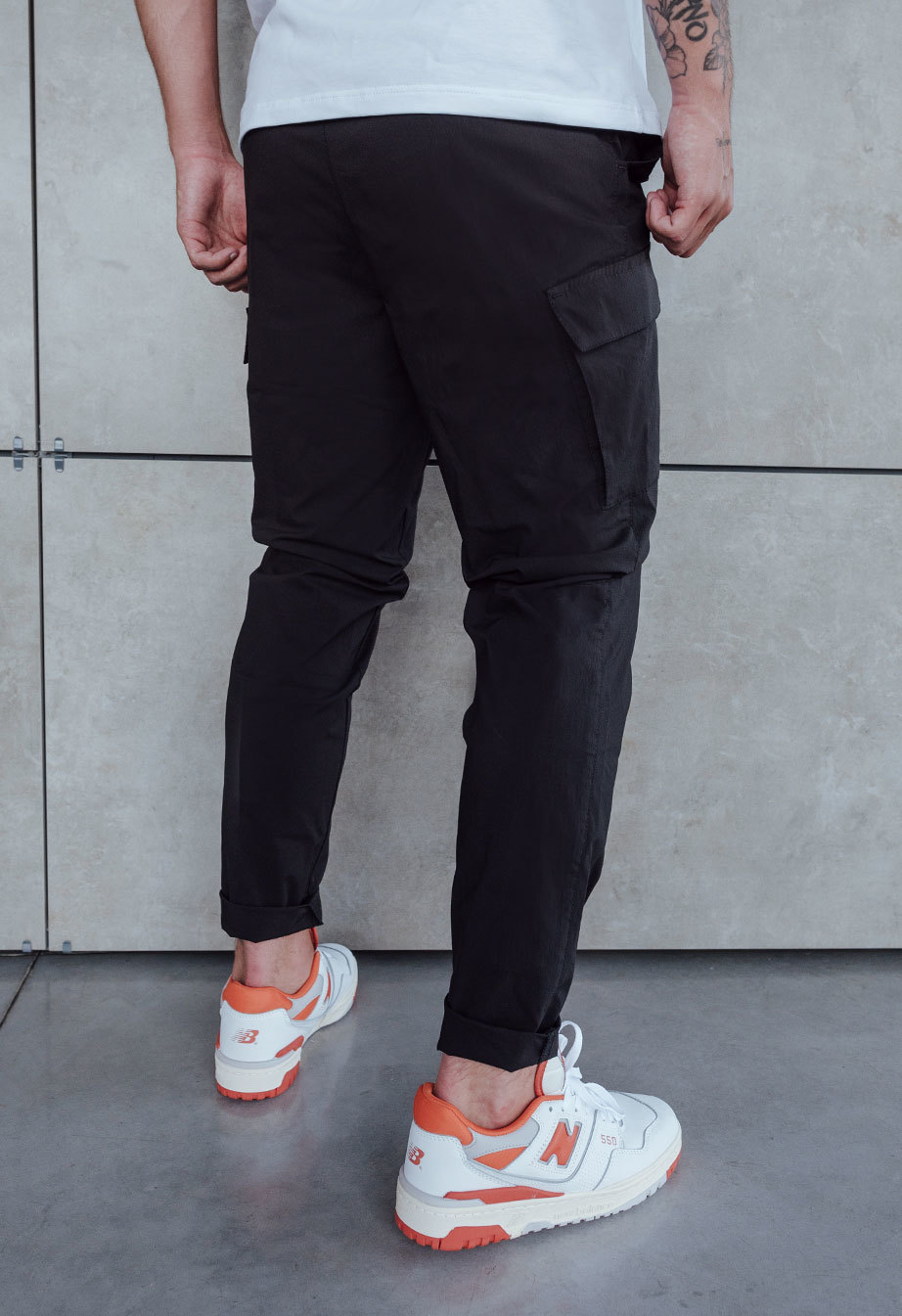 Spodnie Staff cargo fa black