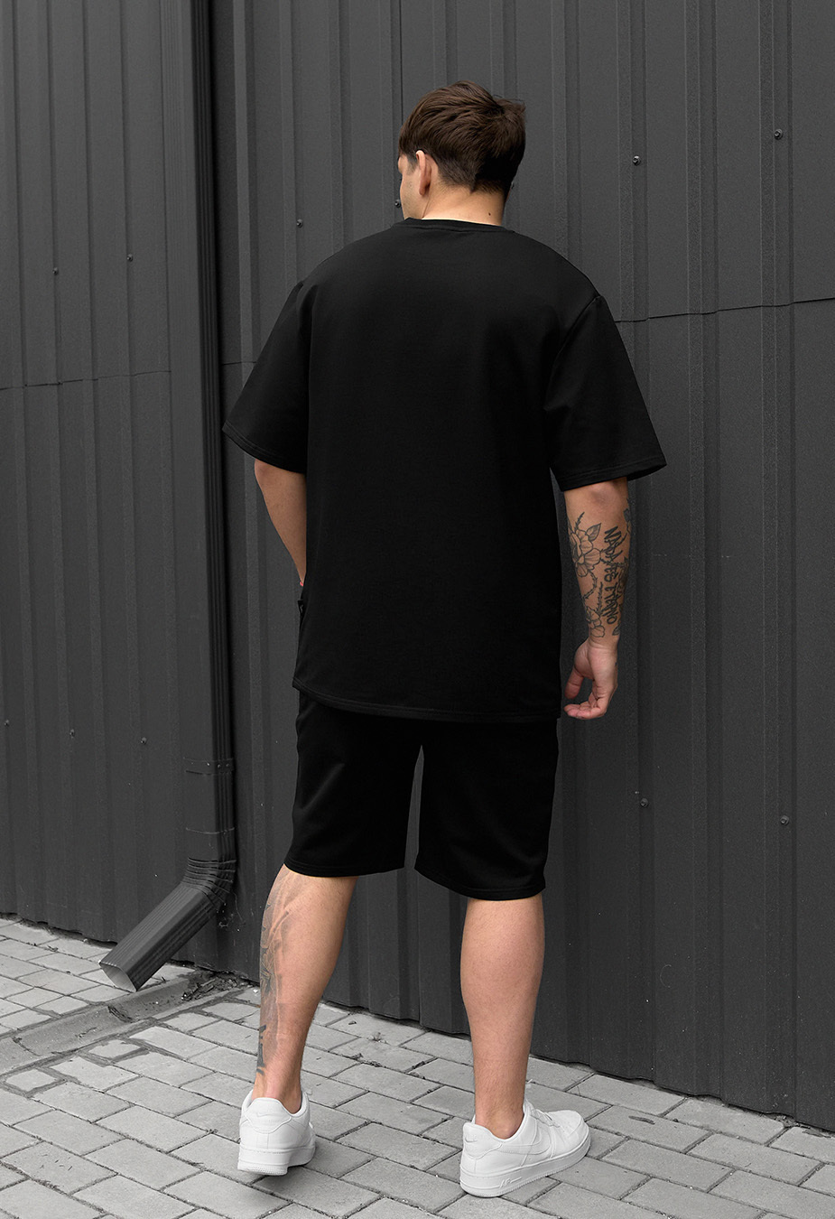 Komplet koszulka + spodenki Staff ra black