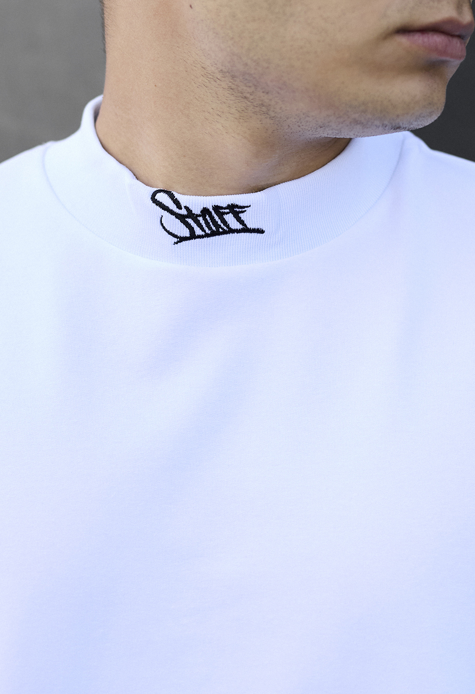 Letni komplet: koszulka + szorty Staff di black & white oversize