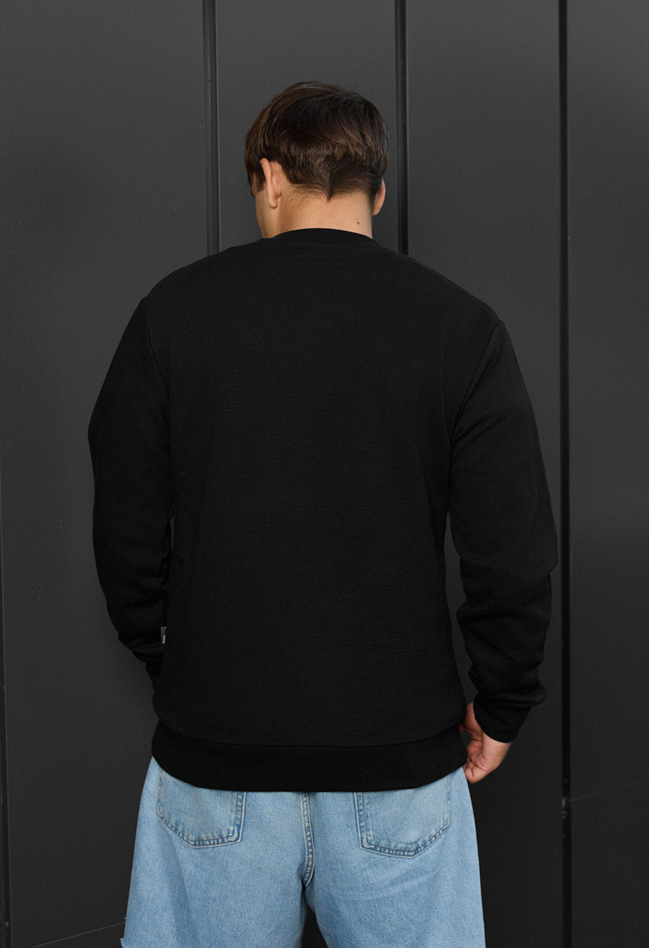 Bluza Staff kant black logo reflective