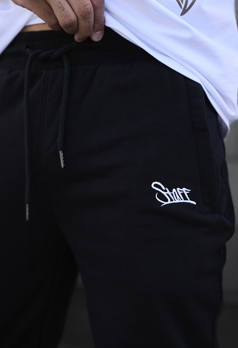 Spodnie sportowe Staff om logo black