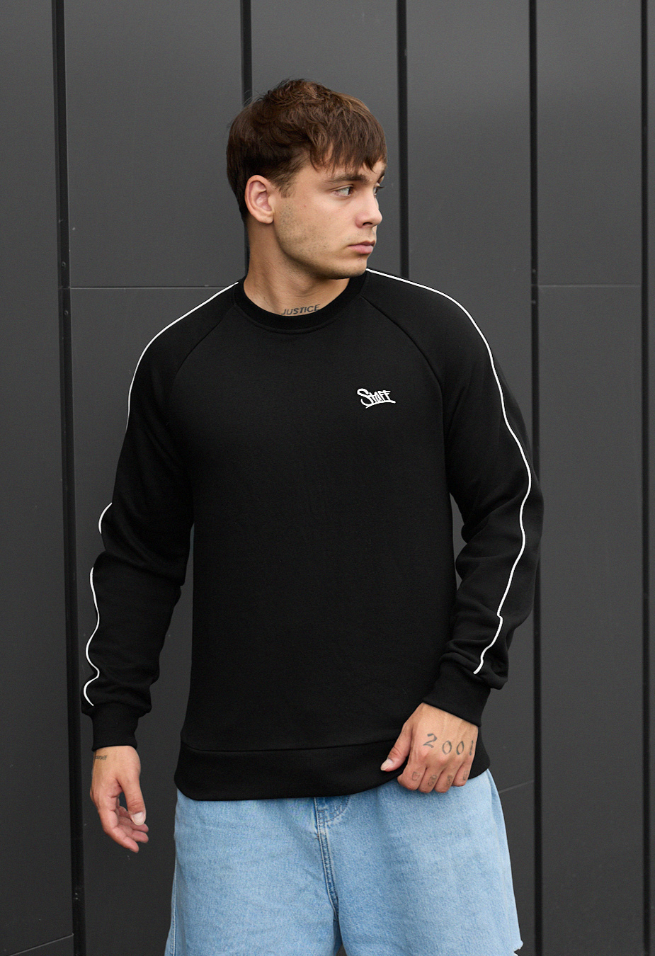 Bluza Staff kant reflective logo black