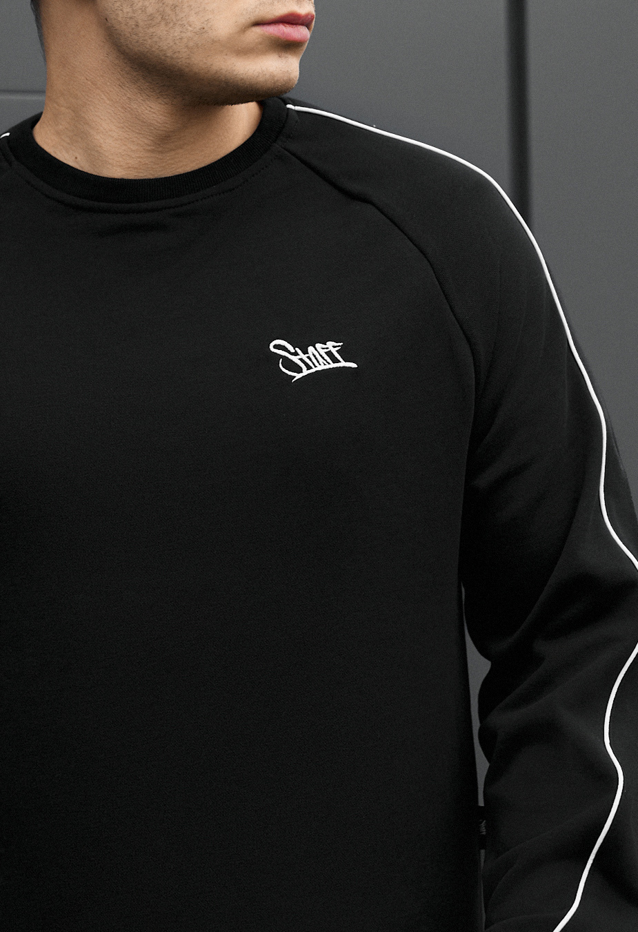 Bluza Staff kant reflective logo black