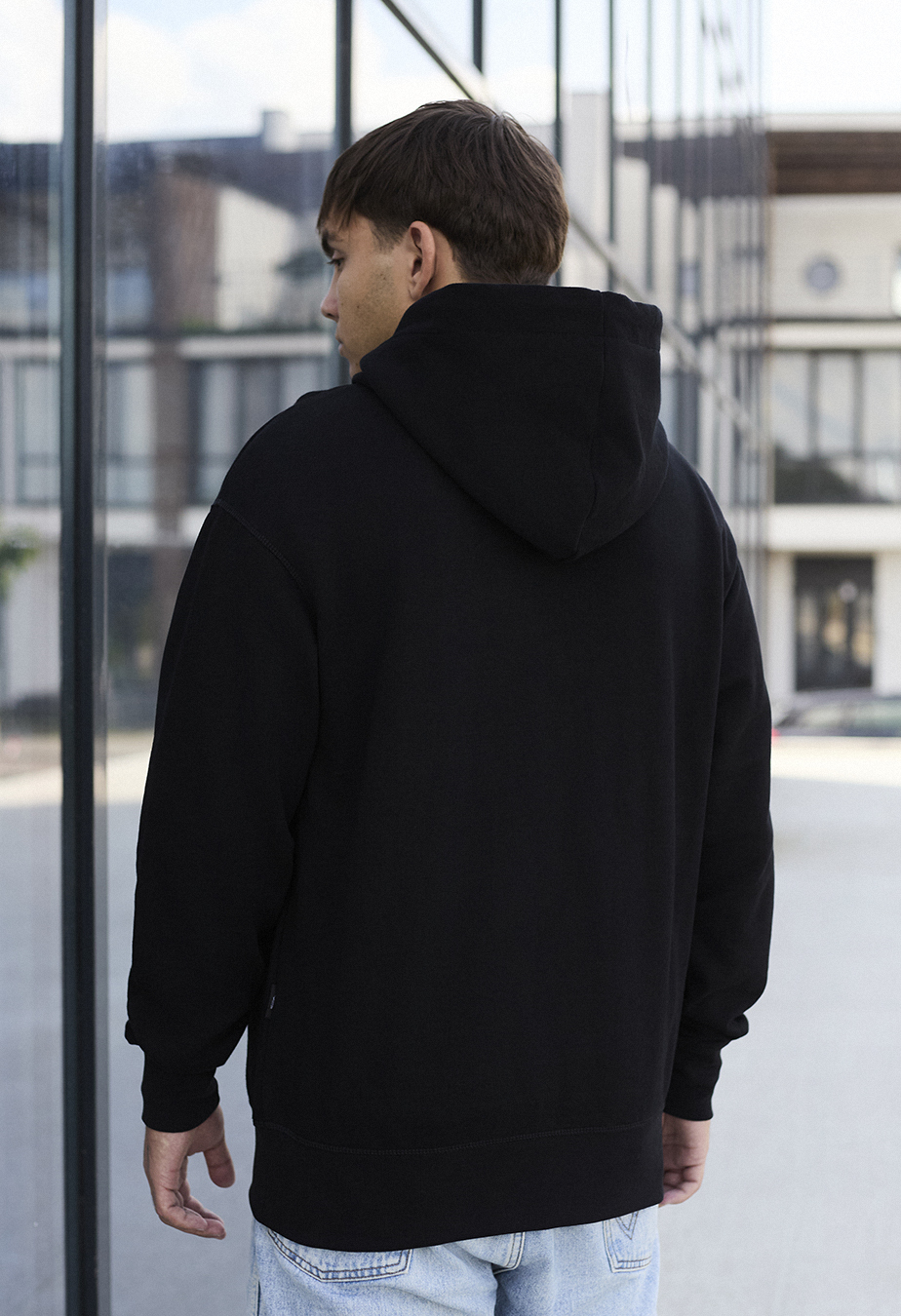 Bluza z kapturem Staff black logo oversize