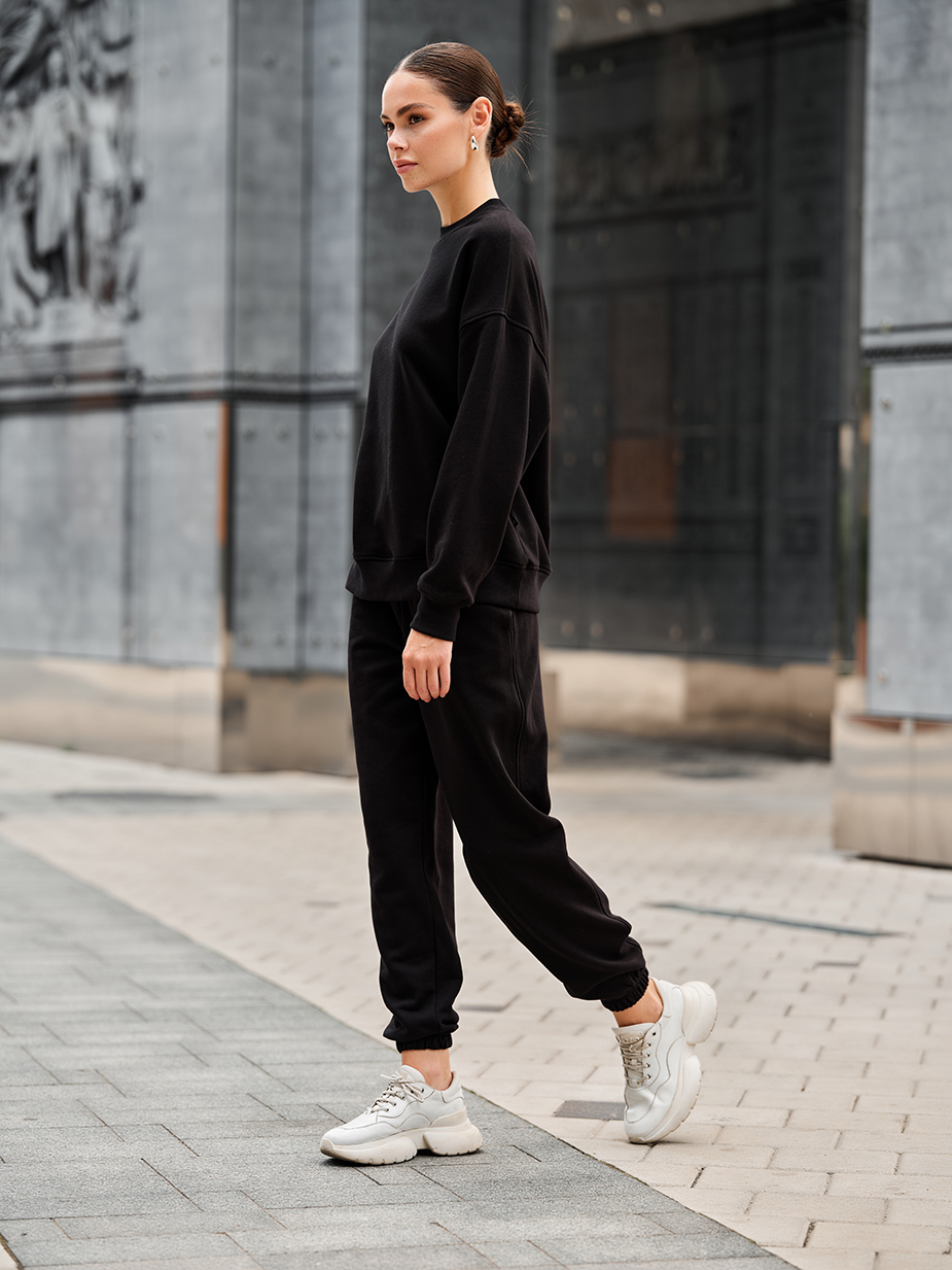 Damski dres sportowy Staff ac black oversize