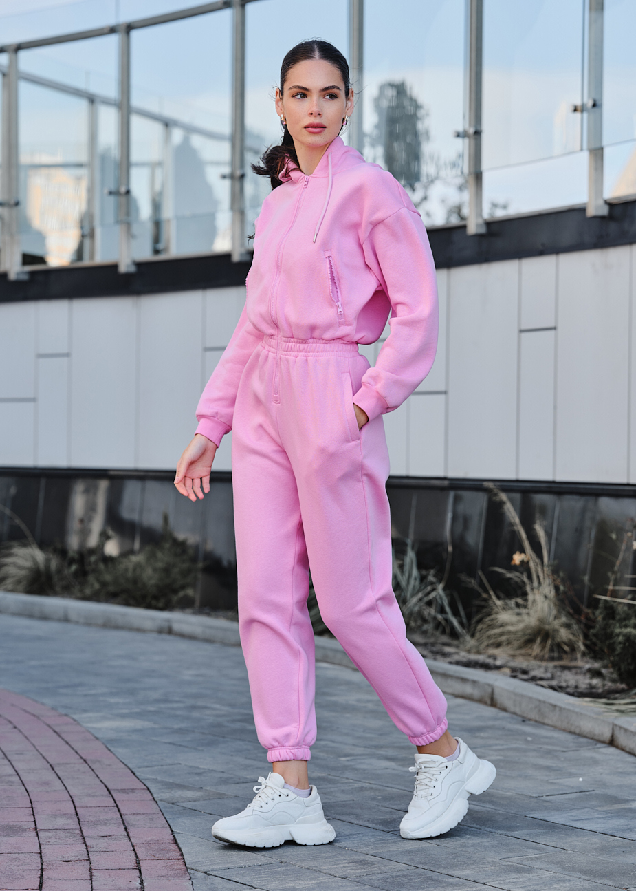 Kombinezon damski Staff ср pink oversize fleece