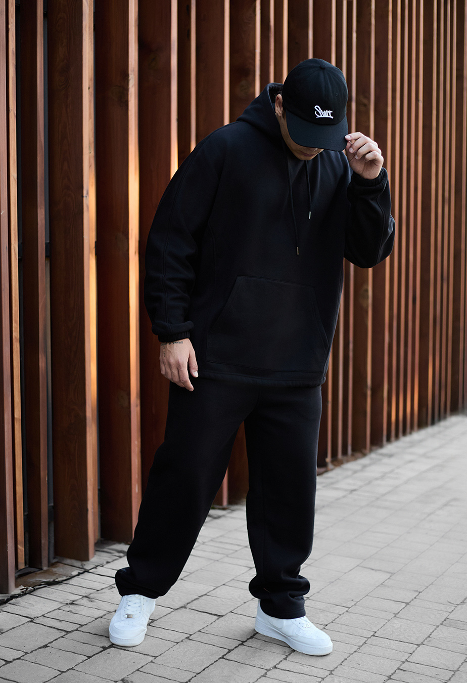 Dres Staff blr black oversize fleece