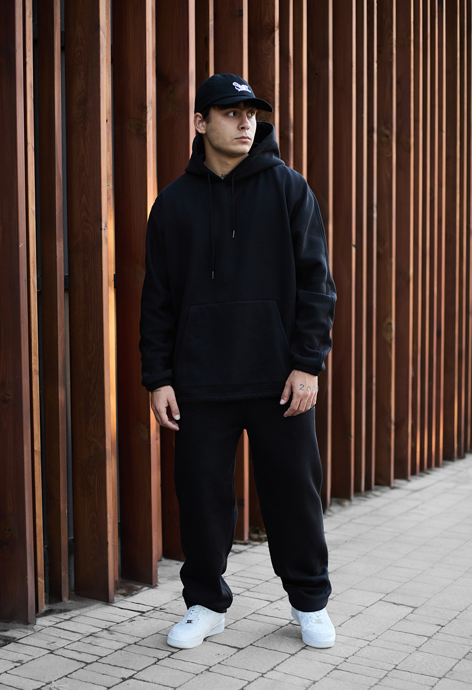 Dres Staff blr black oversize fleece