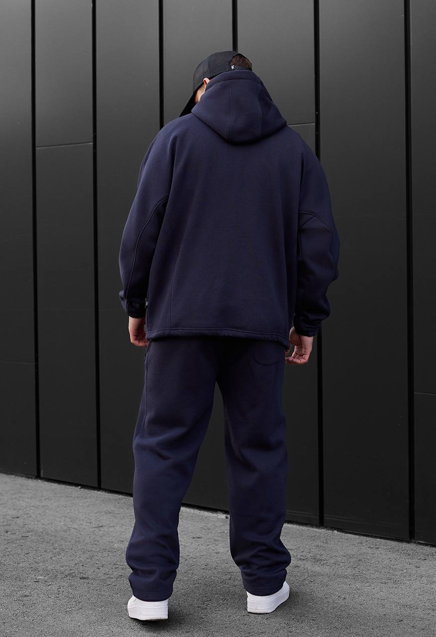 Dres Staff blr navy oversize fleece