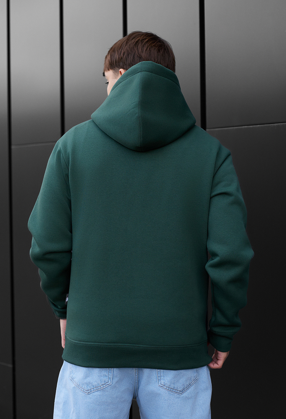 Bluza z kapturem Staff green fleece