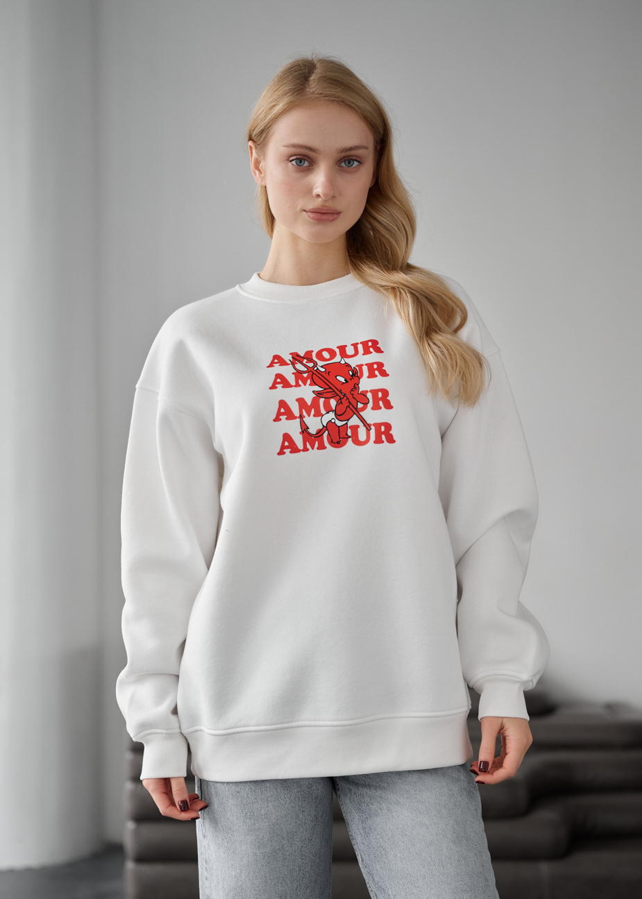 Bluza damska Staff fa amour oversize fleece