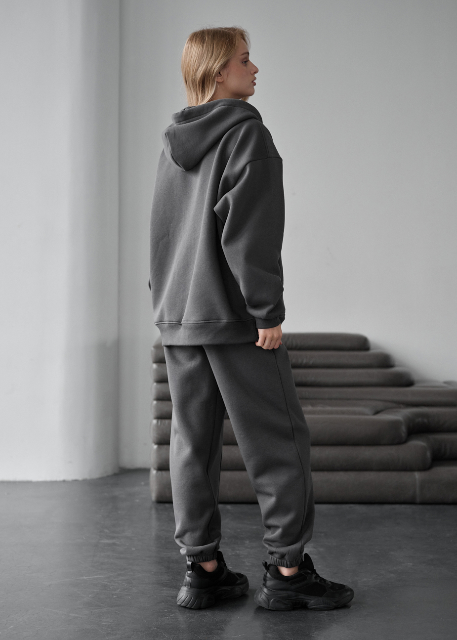 Damski dres Staff jay gray zip oversize fleece