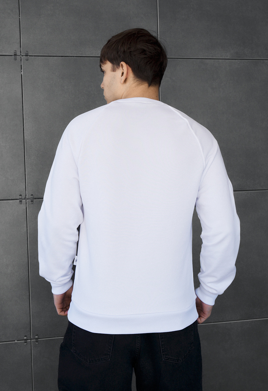 Bluza Staff white logo reflective