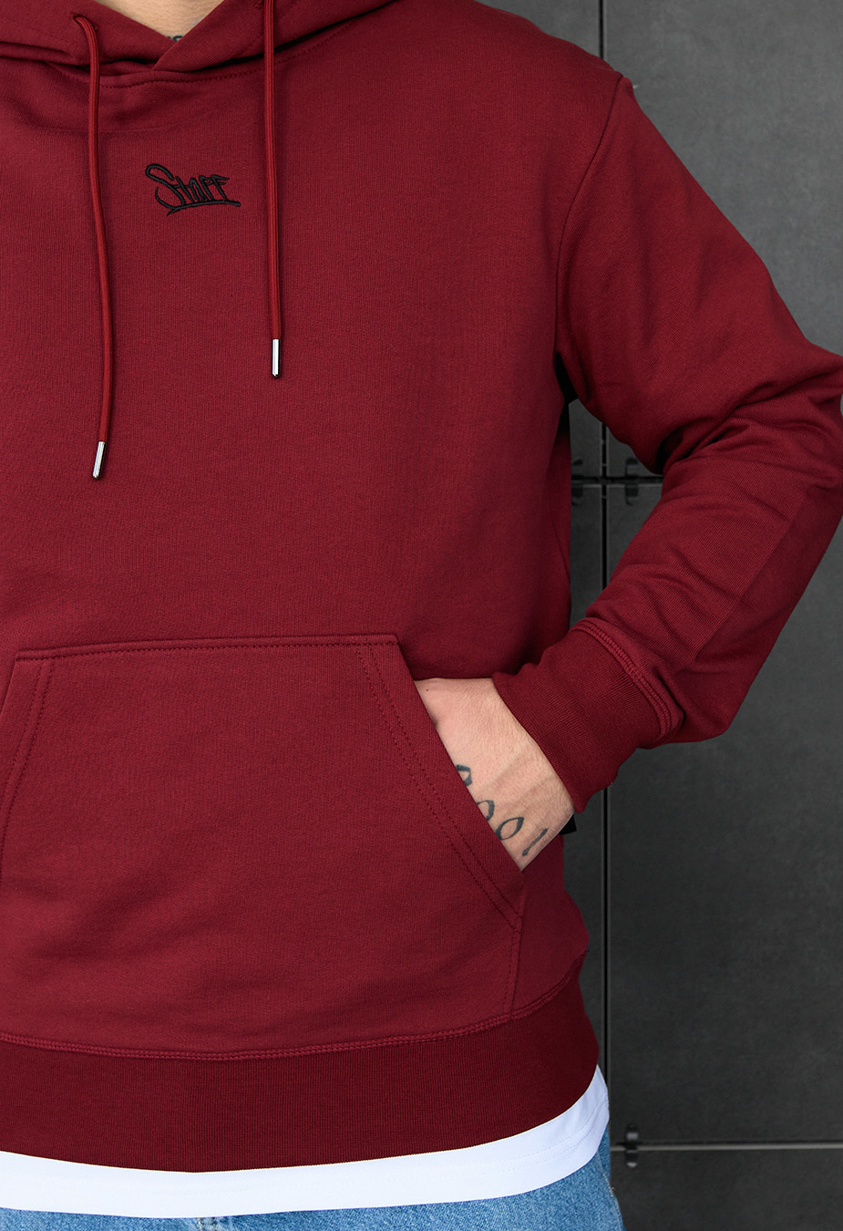 Bluza Staff bordo logo