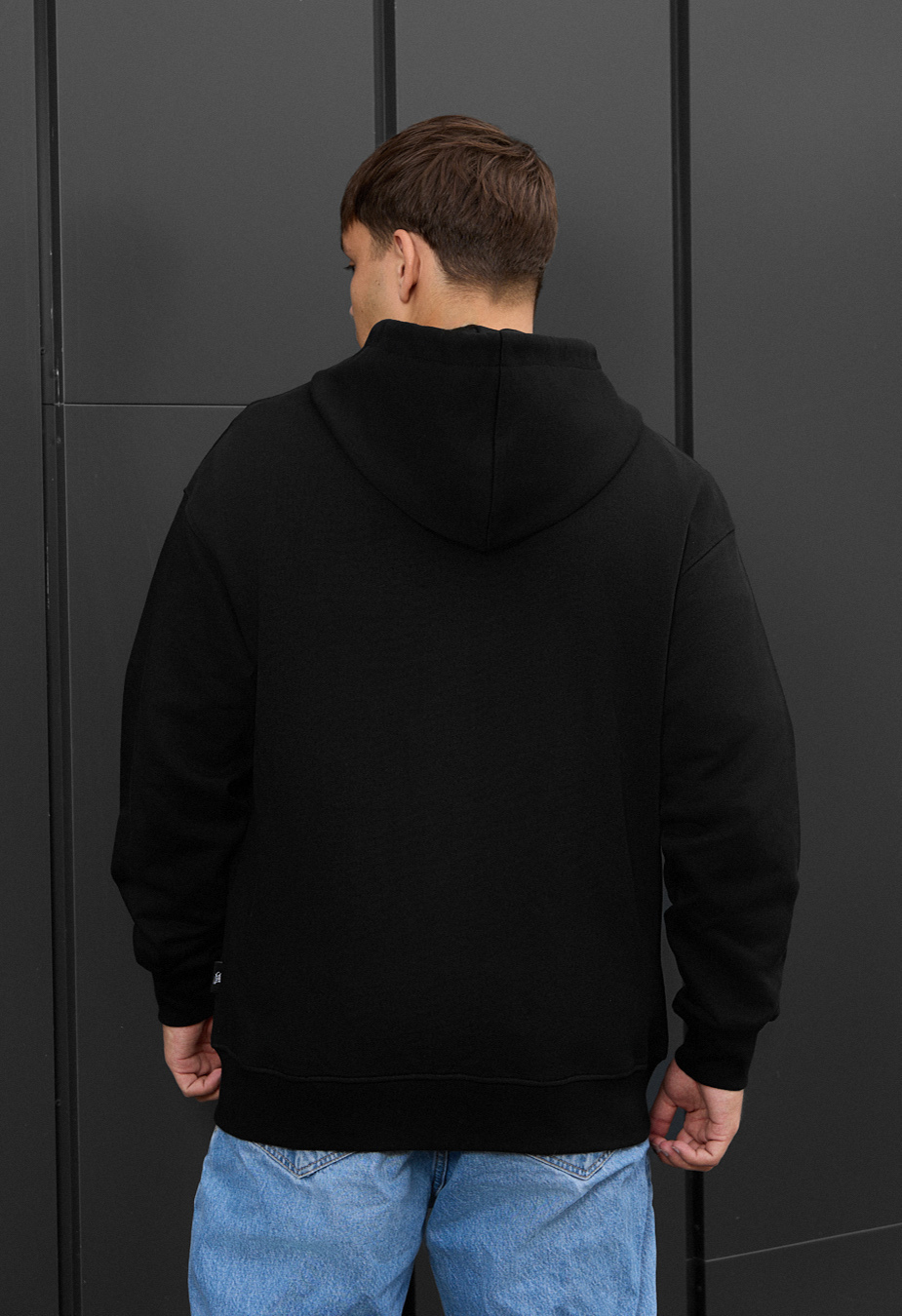 Bluza Staff black zip oversize