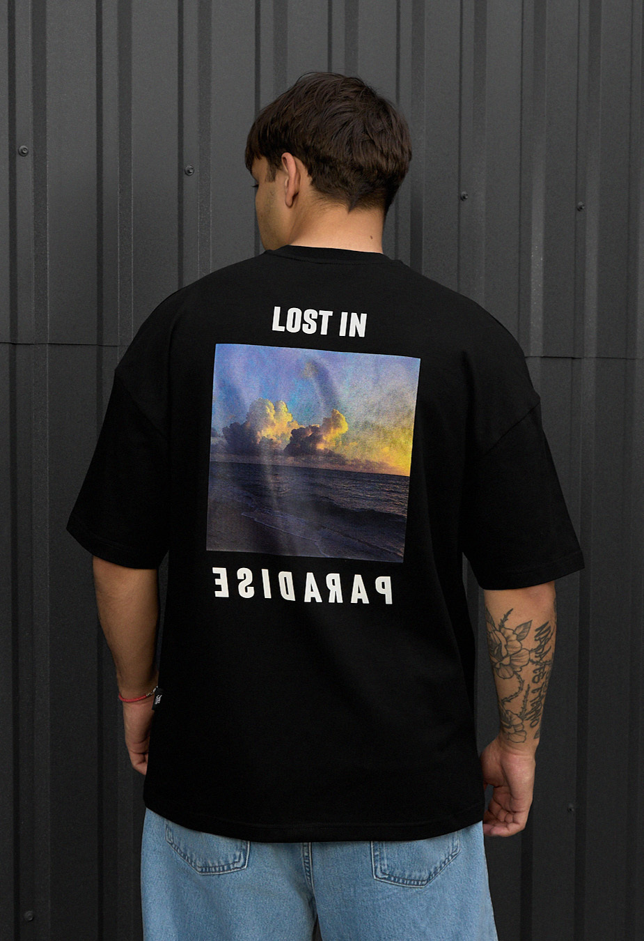 Koszulka Staff lost in paradise reflective oversize