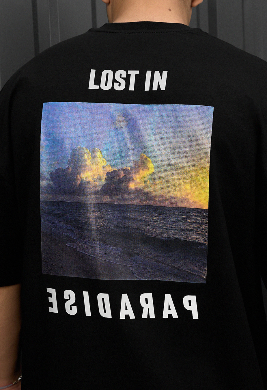 Koszulka Staff lost in paradise reflective oversize
