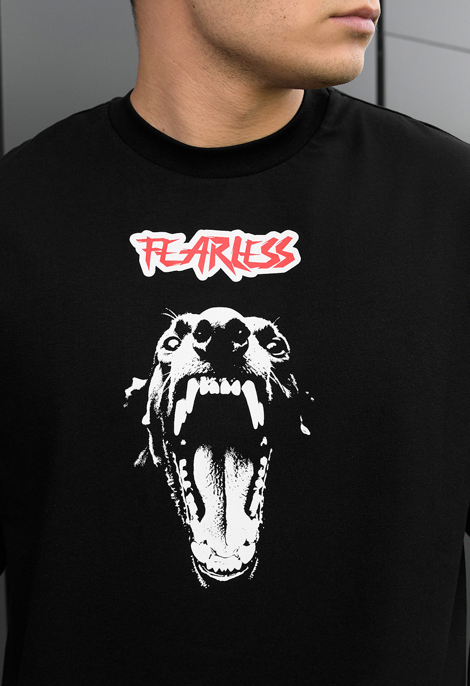 Koszulka Staff fearless oversize