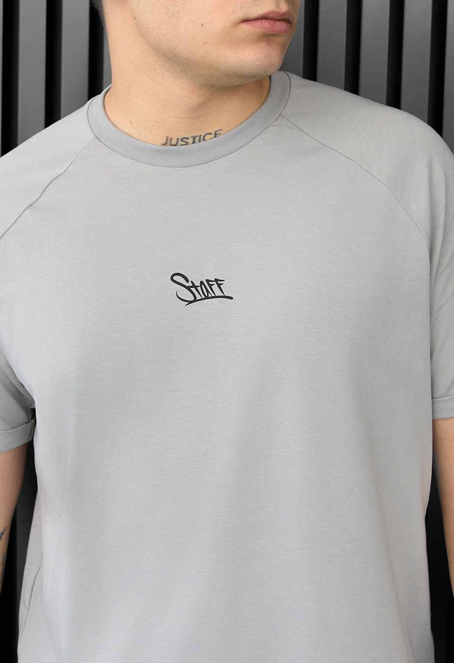 Koszulka Staff light gray logo