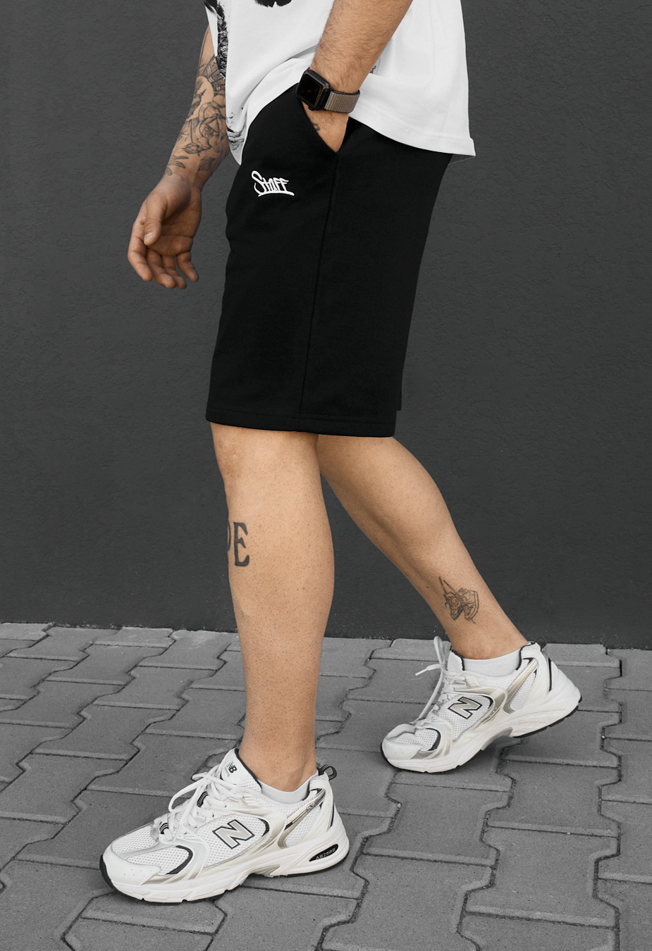 Spodenki Staff dje black logo