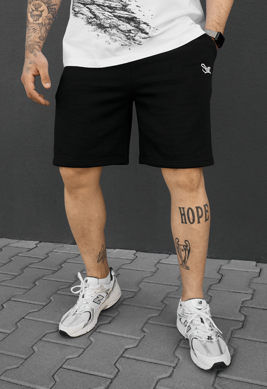 Spodenki Staff dje black logo