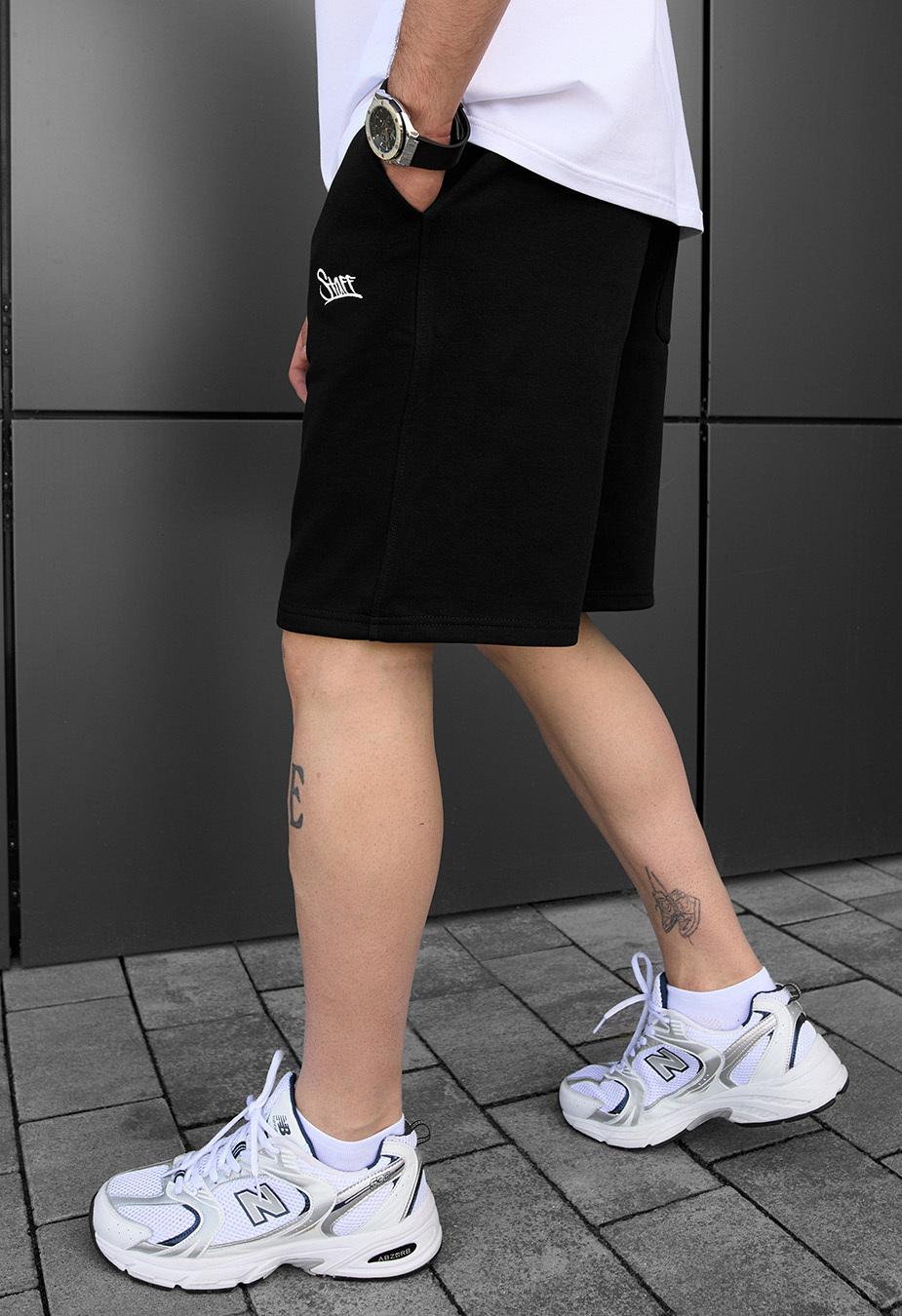 Spodenki Staff dje black logo