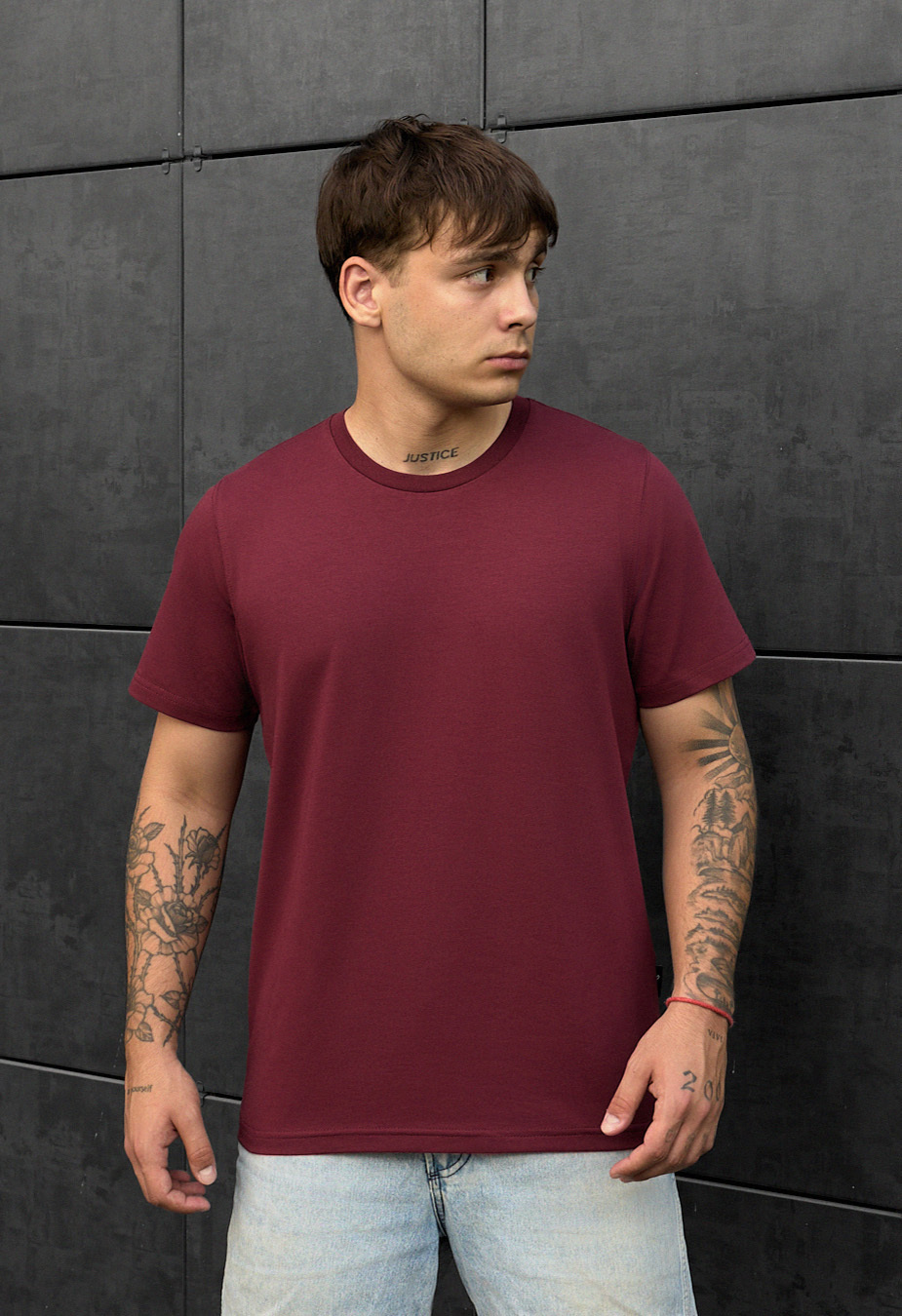Koszulka Staff bordo basic