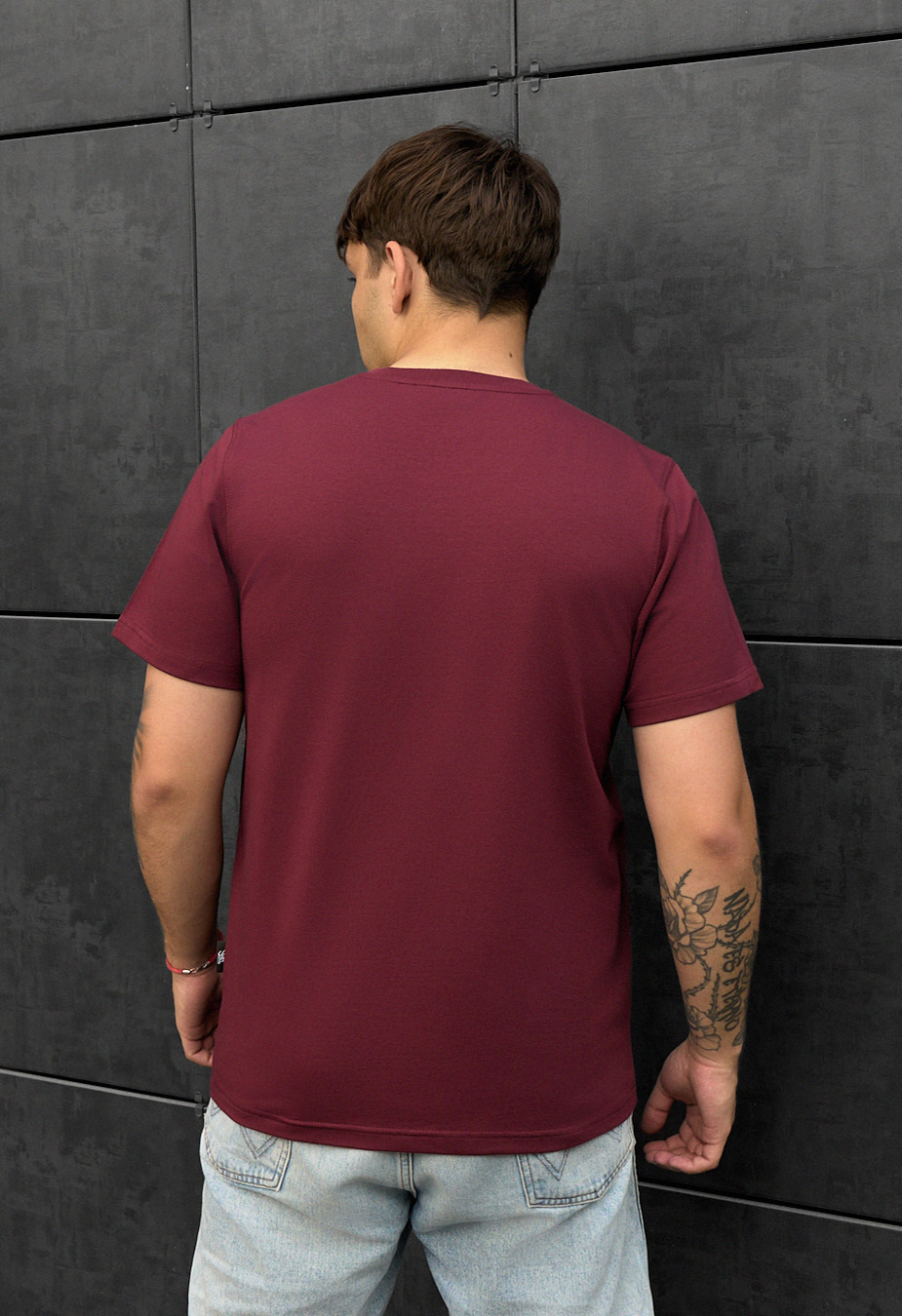 Koszulka Staff bordo basic