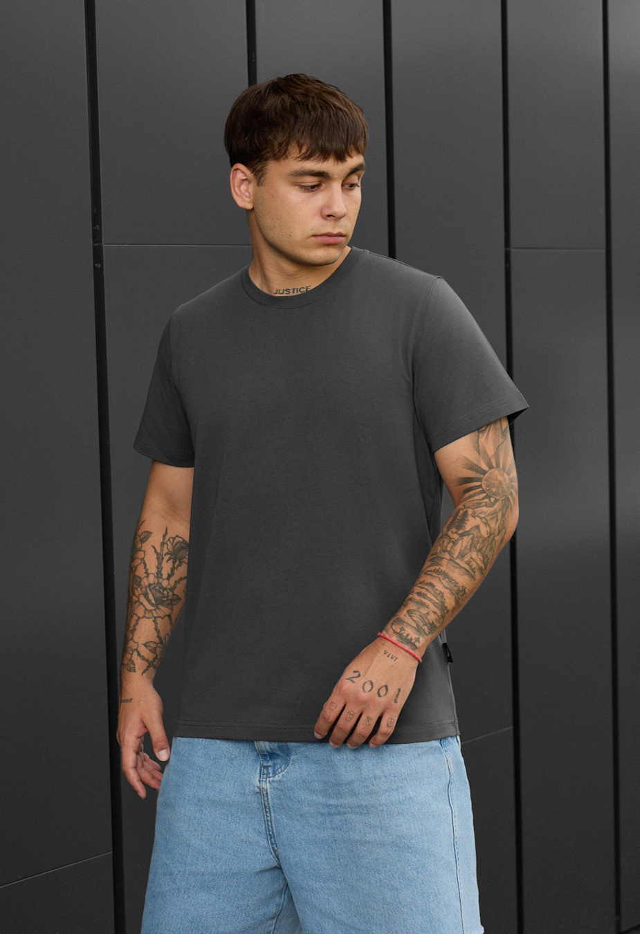 Koszulka Staff dark gray basic