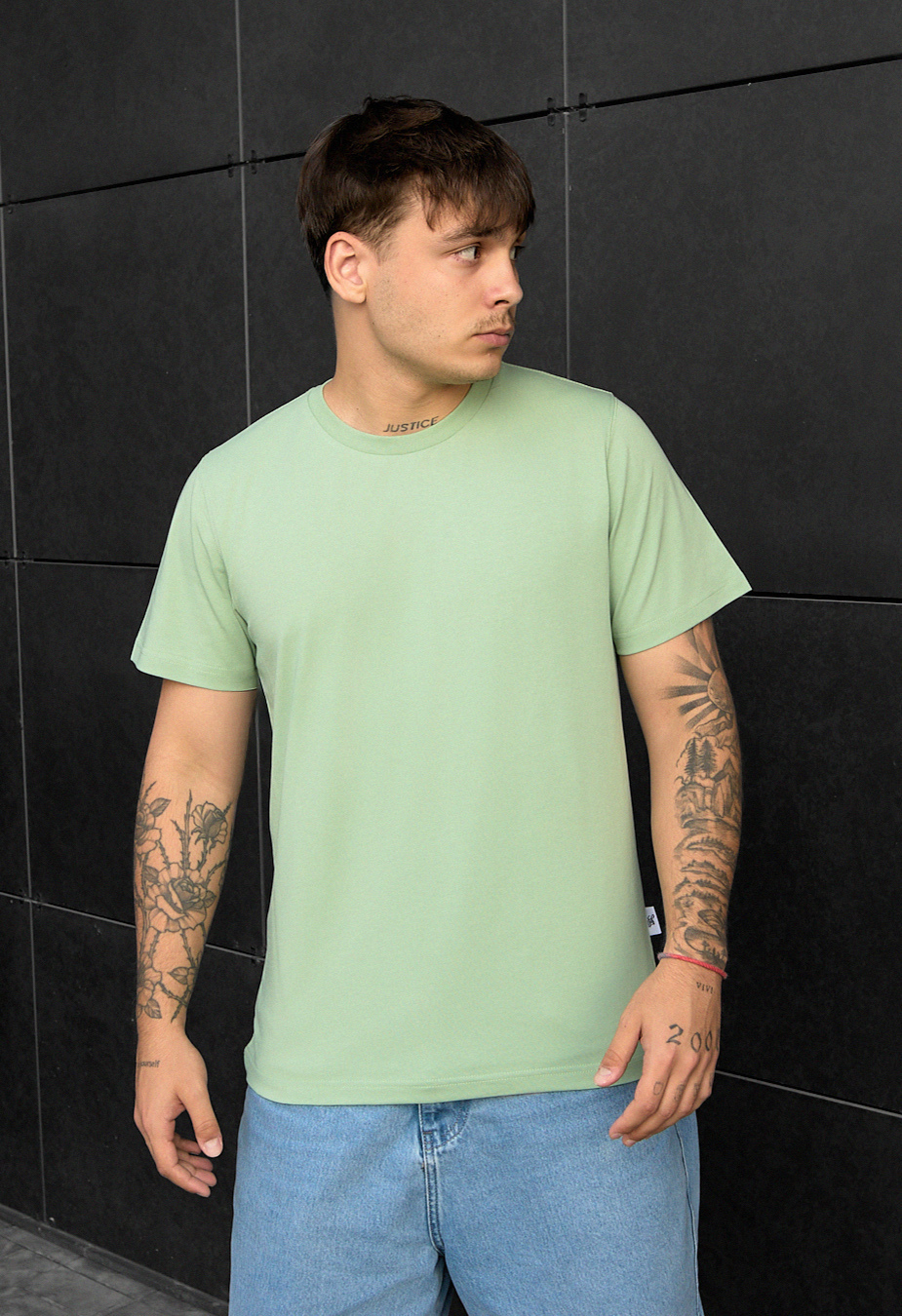 Koszulka Staff light green basic