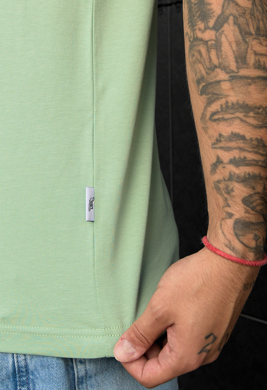 Koszulka Staff light green basic