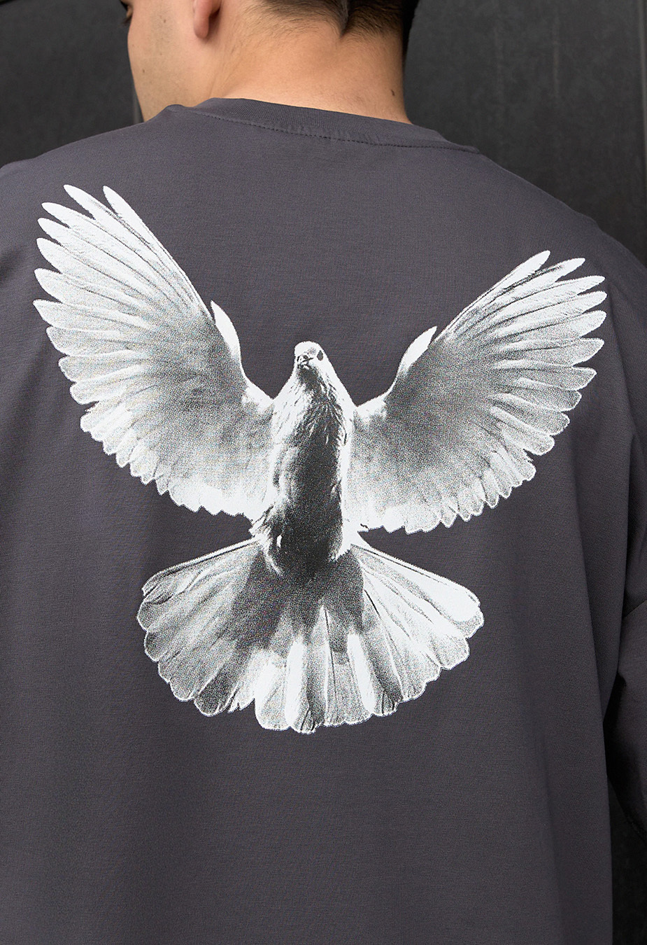Koszulka Staff dove oversize