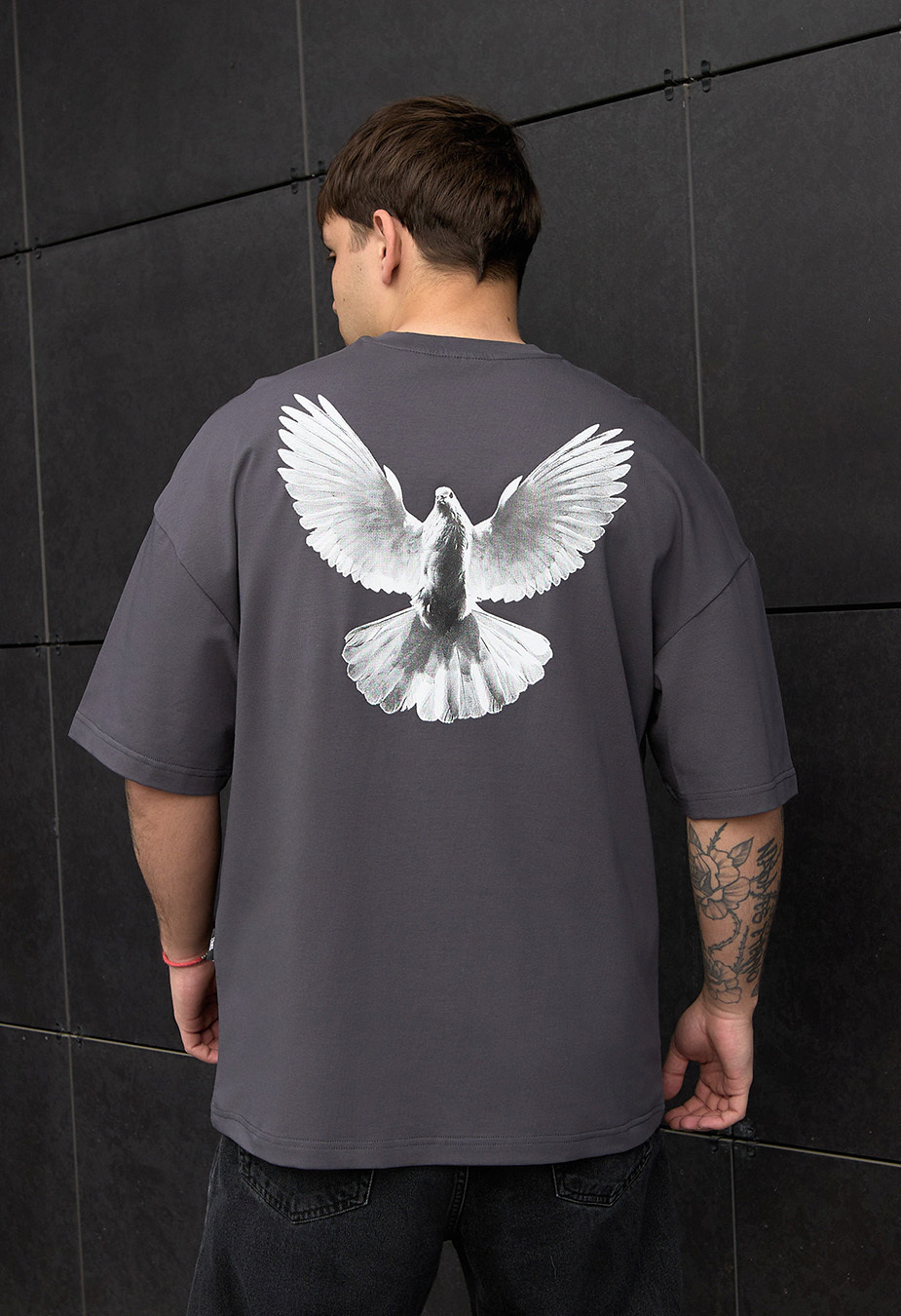 Koszulka Staff dove oversize