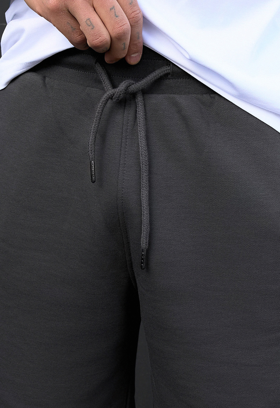 Spodenki Staff dje dark gray logo