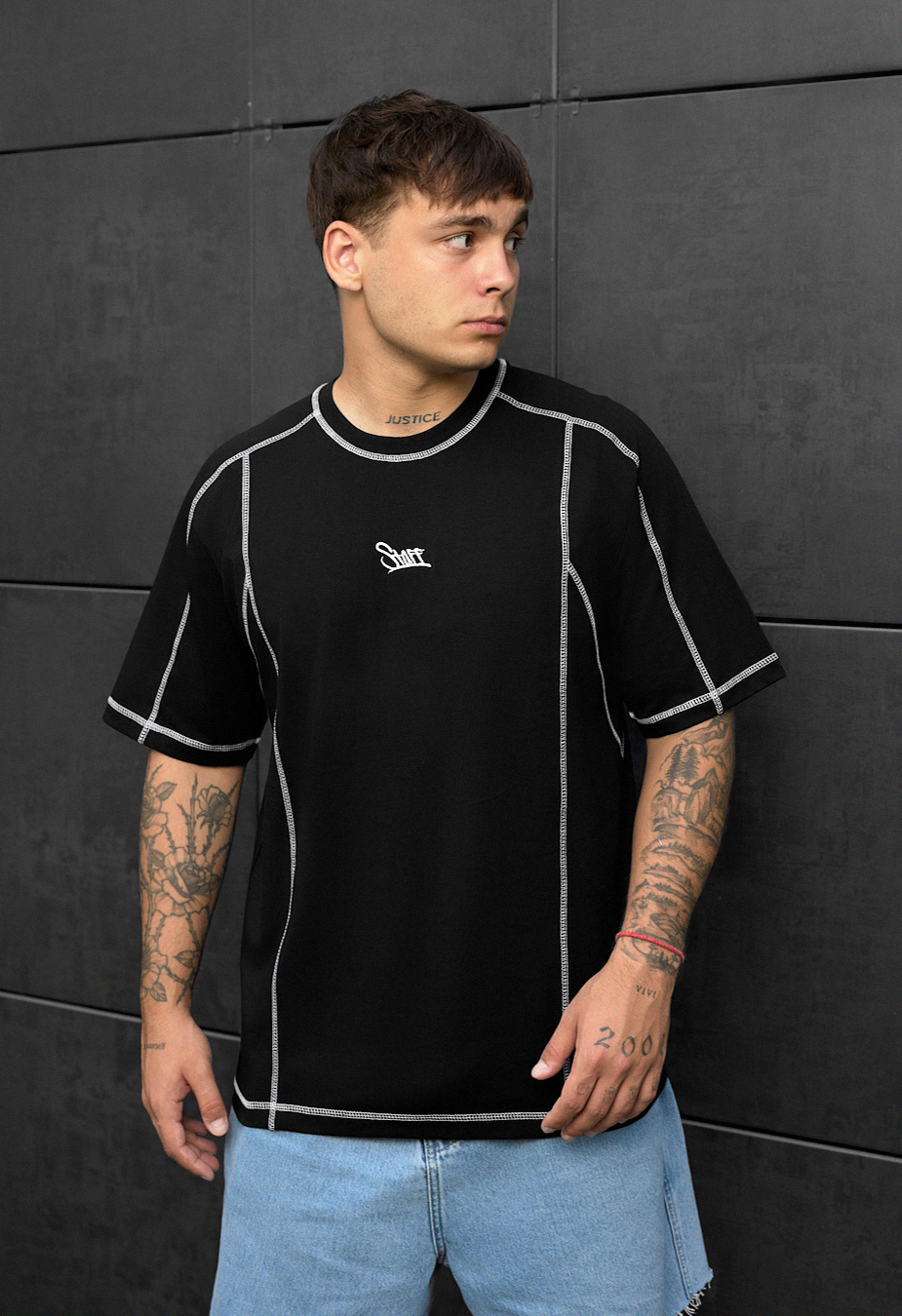 Koszulka Staff black logo oversize