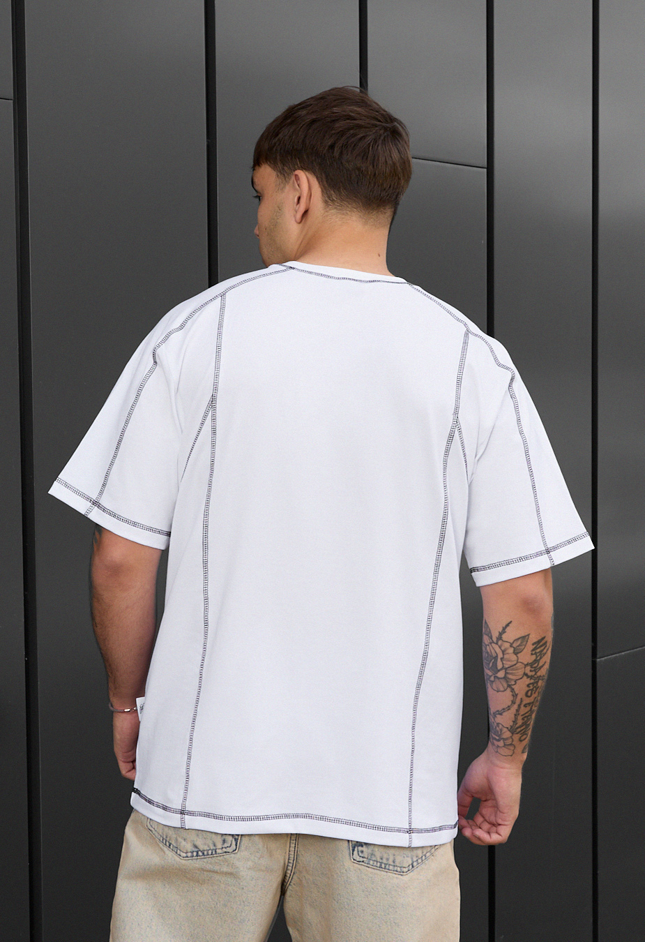 Koszulka Staff white logo oversize
