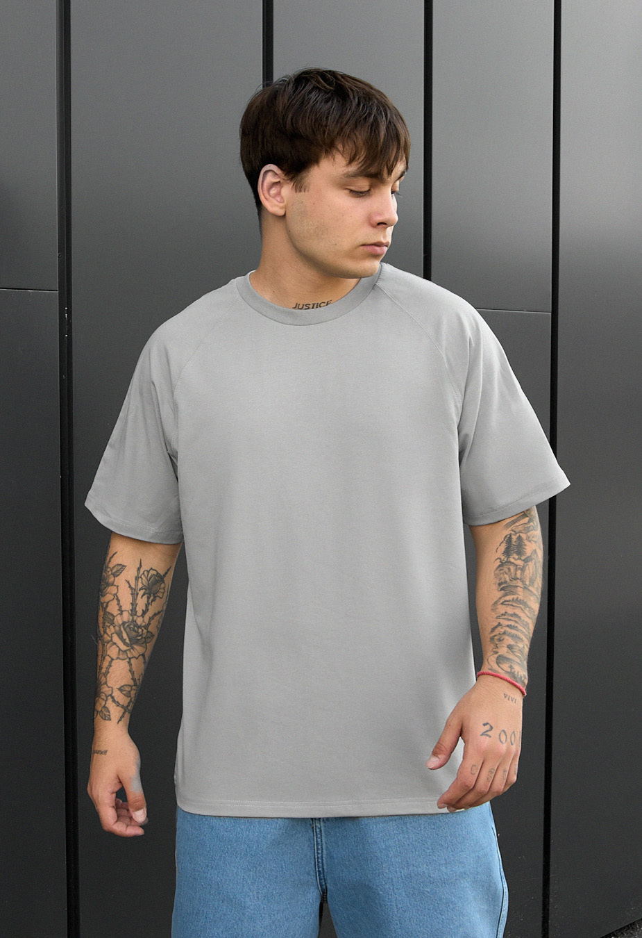 Koszulka Staff reglan gray
