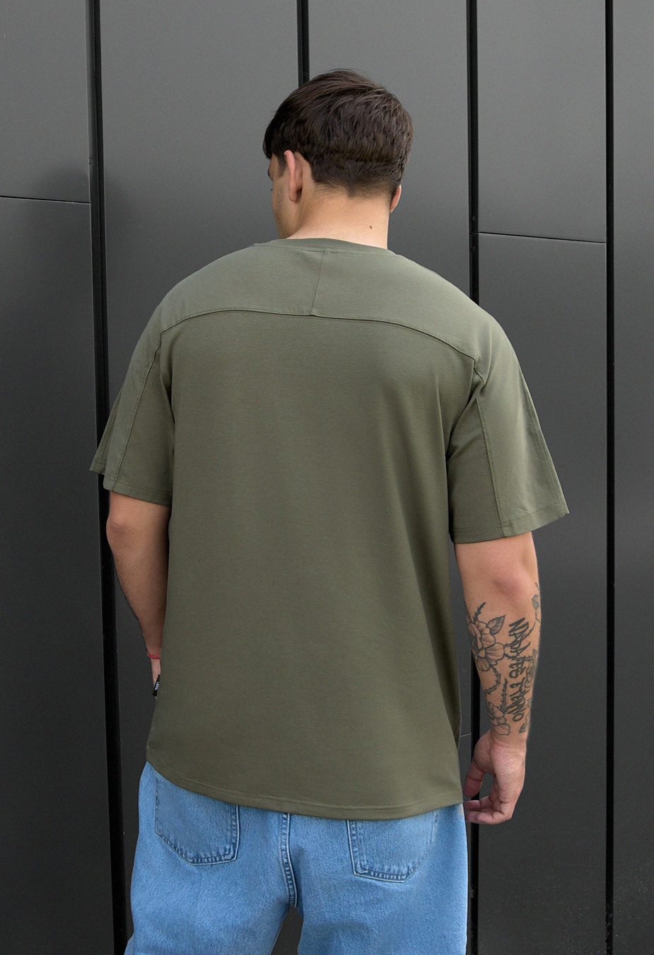 Koszulka Staff reglan khaki